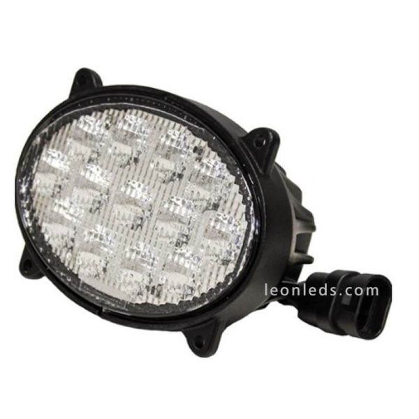 Faro LED ovalado John Deere Empotrable serie 8000 y 9000 Agropar | LeonLeds Iluminación