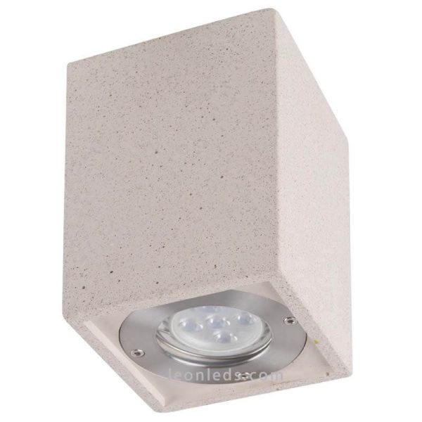 Plafon quadrado para exterior Levi White 7186 Mantra | Leon Iluminação LED