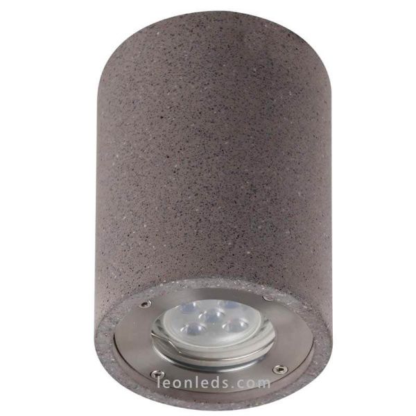 Plafonnier d'extérieur rond gris foncé Levi 7185 Mantra | Éclairage LeonLeds