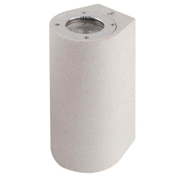 Aplique exterior cemento Levi Blanco 7180 | LeonLeds Iluminación