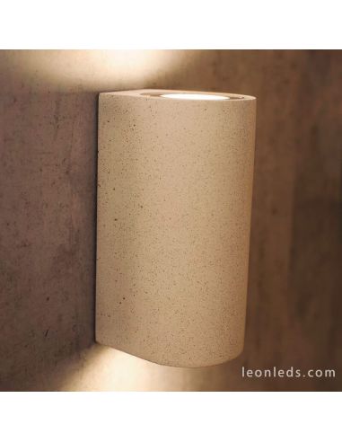 Aplique exterior cemento Levi Mantra | LeonLeds Iluminación