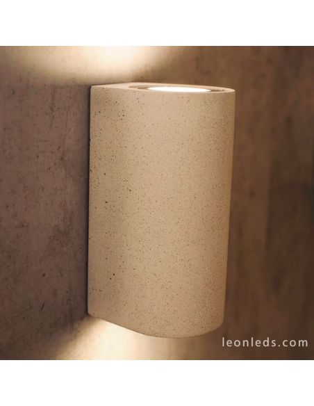 Applique d'extérieur en ciment Levi Mantra | Éclairage LeonLeds
