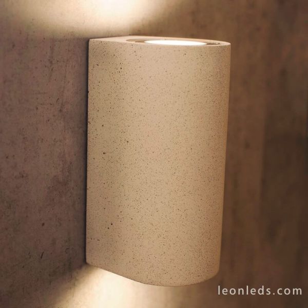 Aplique exterior cemento Levi Mantra | LeonLeds Iluminación