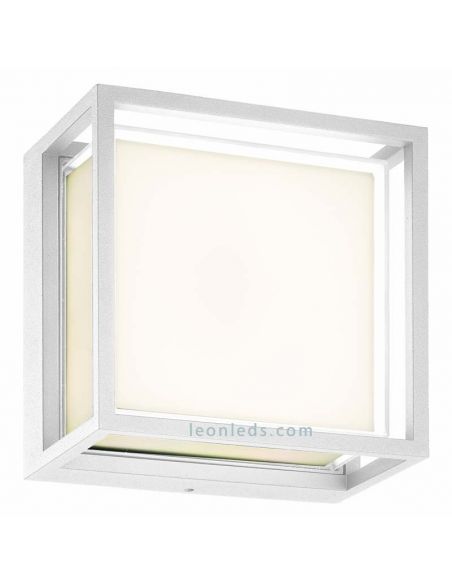 Applique d'extérieur carrée LED Blanc Chamonix 7061 Mantra | Éclairage LeonLeds