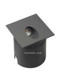 Mantra 7024 Lampe encastrée d'extérieur carrée à DEL Aspen gris foncé | Éclairage LeonLeds