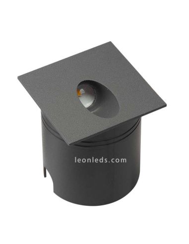 Mantra 7024 Lampe encastrée d'extérieur carrée à DEL Aspen gris foncé | Éclairage LeonLeds