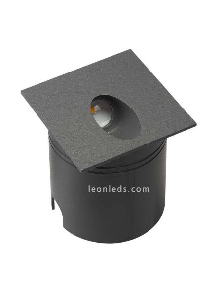 Mantra 7024 Cinza Escuro Aspen Square Outdoor LED Lâmpada Rebaixada | Leon Iluminação LED