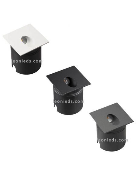 Empotrable LED exterior cuadrada Aspen Mantra 7024 7025 7026 | LeonLeds Iluminación