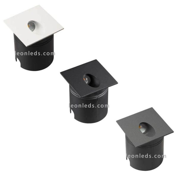 Empotrable LED exterior cuadrada Aspen Mantra 7024 7025 7026 | LeonLeds Iluminación