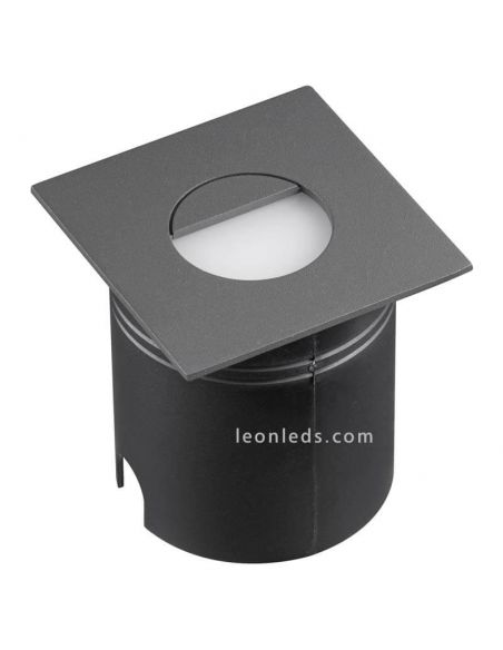 Aspen Mantra 7030 cinza escuro sinalização exterior LED luz embutida | Leon Iluminação LED