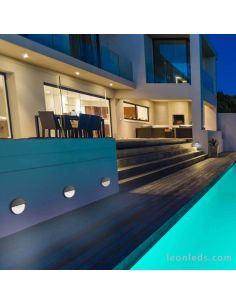 Baliza exterior superficie LED Baker Mantra 7014 | LeonLeds Iluminación 2