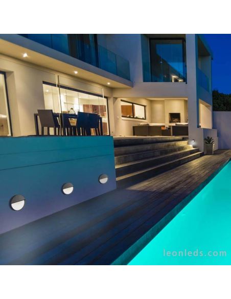 Ambiente 3W Baker farol de superfície LED ao ar livre | leonleds