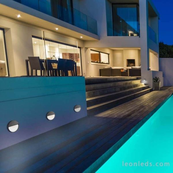 Ambiente Baliza superficie LED exterior 3W Baker | LeonLeds