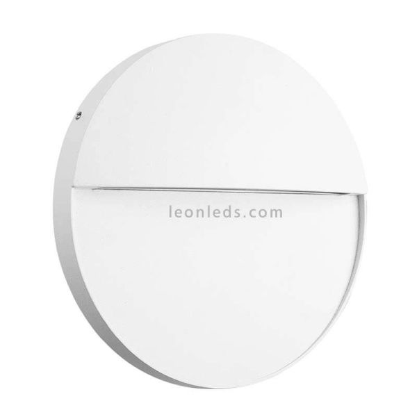 Baliza superficie LED redonda blanca 7018 | LeonLeds Iluminación