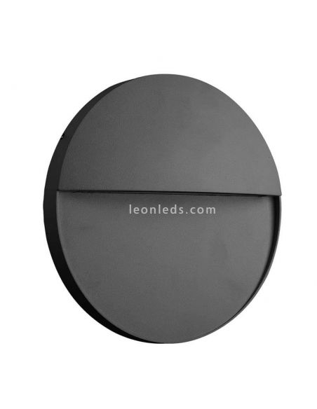 Balise de surface LED ronde 7017 Gris foncé | Éclairage LeonLeds