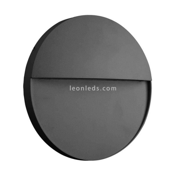 Baliza superficie LED redonda 7017 Gris Ocuro | LeonLeds Iluminación