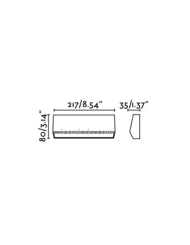 Dimensiones Must 3 Faro Barcelona | LeonLeds Iluminación