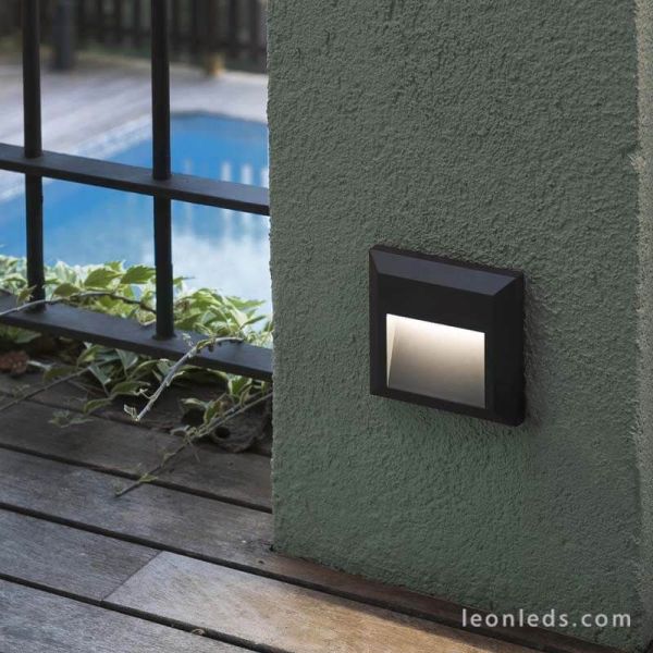 Baliza LED de superficie cuadrada Grant Faro Barcelona 70655 | LeonLeds Iluminación