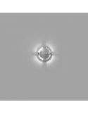 Baliza LED Aluminio para suelo o pared exterior Keenan | LeonLeds Iluminación
