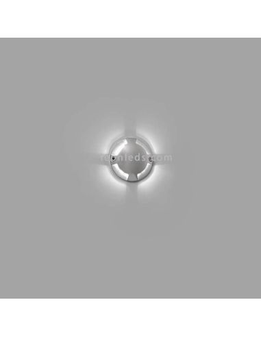 Baliza LED Aluminio para suelo o pared exterior Keenan | LeonLeds Iluminación
