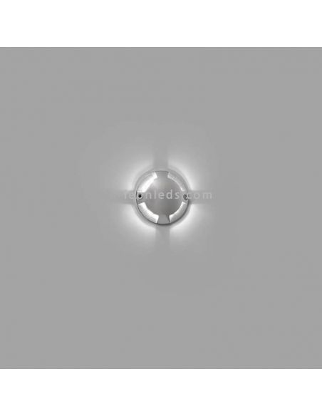 Baliza LED Aluminio para suelo o pared exterior Keenan | LeonLeds Iluminación