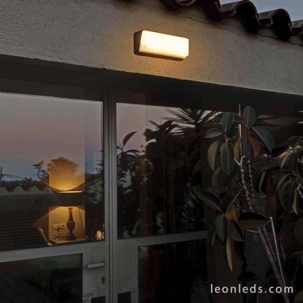 Aplique LED para exterior 20W Half Faro Barcelona 71537 | LeonLeds Iluminación
