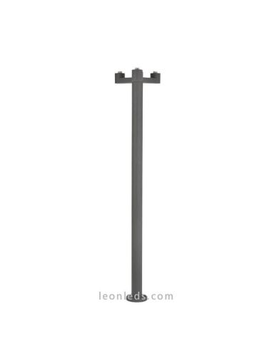 Baculo con 3 brazos Farola Muffin Faro Barcelona | LeonLeds Iluminación