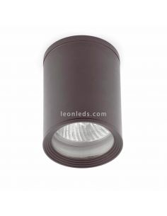 Plafón moderno de exterior gris oscuro redondo Tasa 70806 | LeonLeds Iluminación