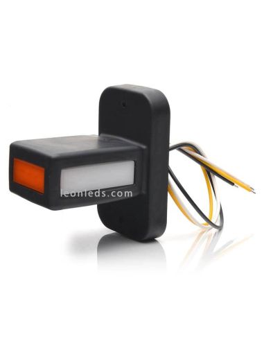 Klaxon court à LED avec clignotant W168 catégorie 5 | leonleds