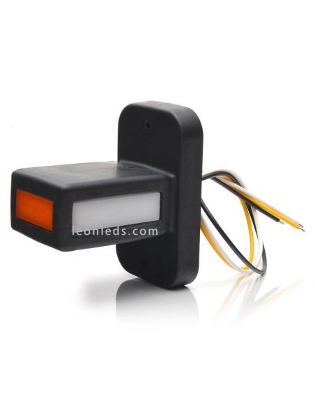 Klaxon court à LED avec clignotant W168 catégorie 5 | leonleds