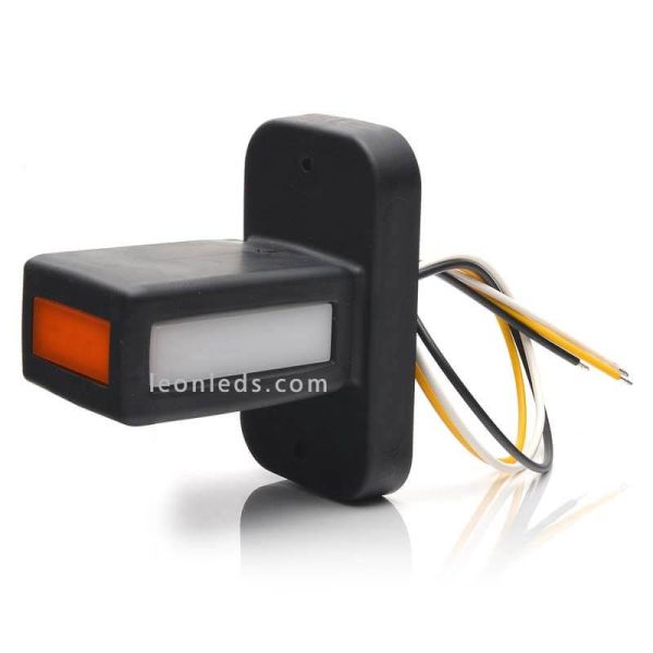 Klaxon court à LED avec clignotant W168 catégorie 5 | leonleds