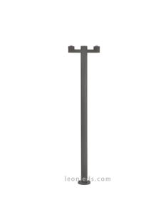Columna Farola exterior 2 brazos Blubs Faro Barcelona | LeonLeds Iluminación