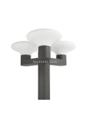 Lampadaire extérieur 3 bras Blubs | Éclairage LeonLeds
