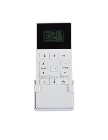 Ventilador de controle remoto Ness Branco sem pás ajustáveis Sulion | LeonLeds.com