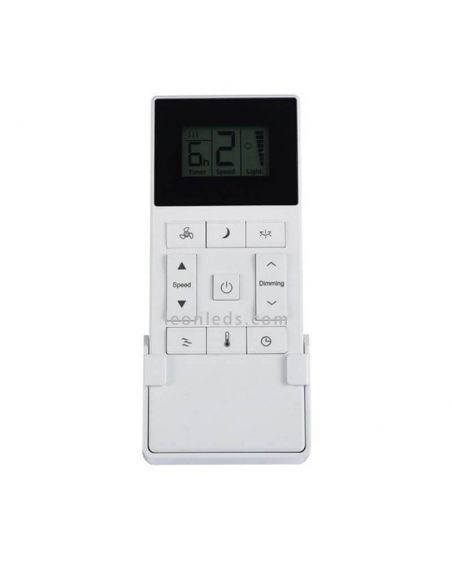 Ventilateur télécommandé Ness Blanc sans pales réglables Sulion | LeonLeds.com