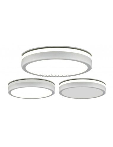 Ventilateur de plafond sans lame à DEL White Ness Sulion | Éclairage LeonLeds