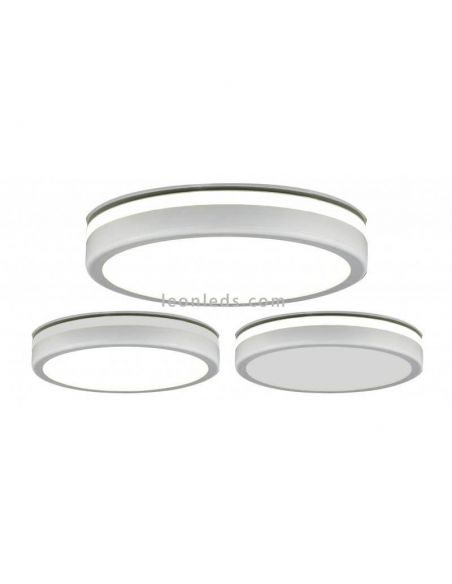 Ventilador de teto branco Ness LED sem lâmina Sulion | Leon Iluminação LED