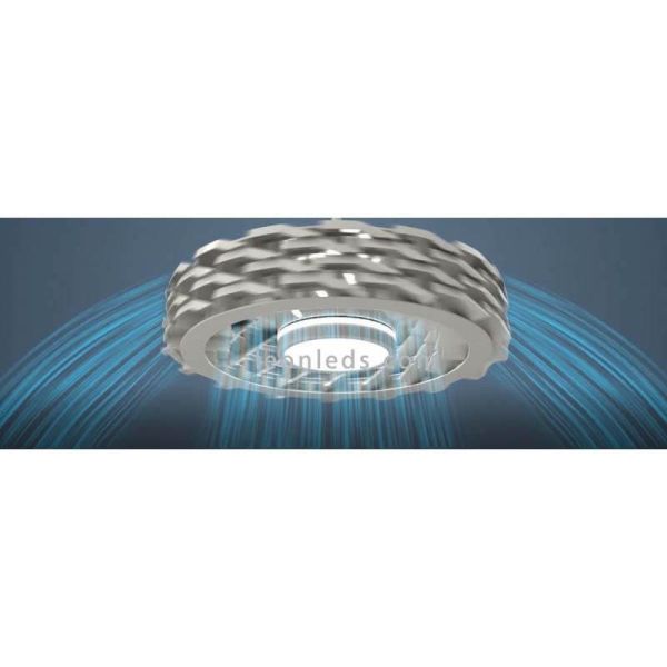 Ventilador de Techo Ness LED sin aspas blanco Sulion | LeonLeds Iluminación