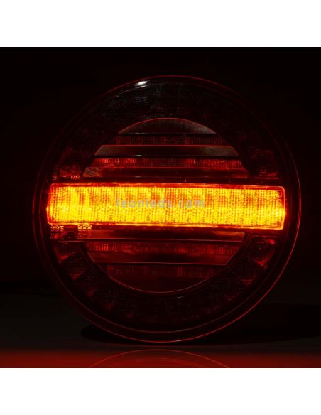 Feu LED rond avec indicateur dynamique FT-213 Fristom | Éclairage LeonLeds