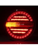 Piloto LED redondo con intermitente dinámico FT-213 Fristom | LeonLeds Iluminación