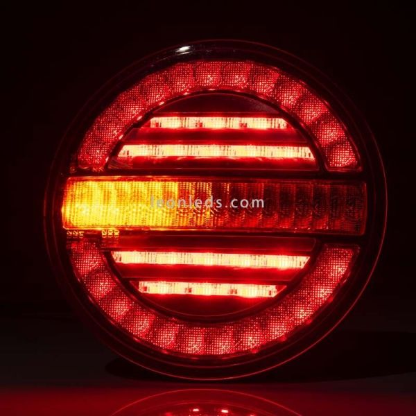 Piloto LED redondo con intermitente dinámico FT-213 Fristom | LeonLeds Iluminación