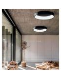 Plafón LED negro Dilga con Smart Control ACB Iluminación | LeonLeds Iluminación