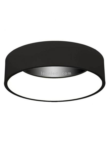 Plafón LED negro Dilga con Smart Control ACB Iluminación | LeonLeds Iluminación