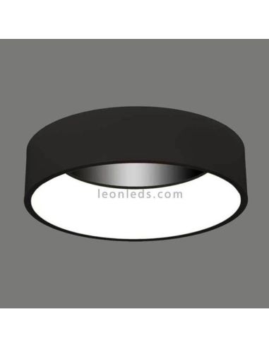 Plafón LED negro Dilga con Smart Control ACB Iluminación | LeonLeds Iluminación