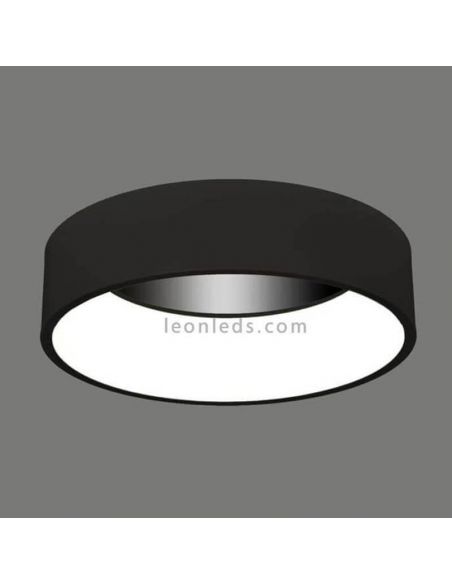 Plafonnier LED noir Dilga avec Smart Control ACB Lighting | Éclairage LeonLeds