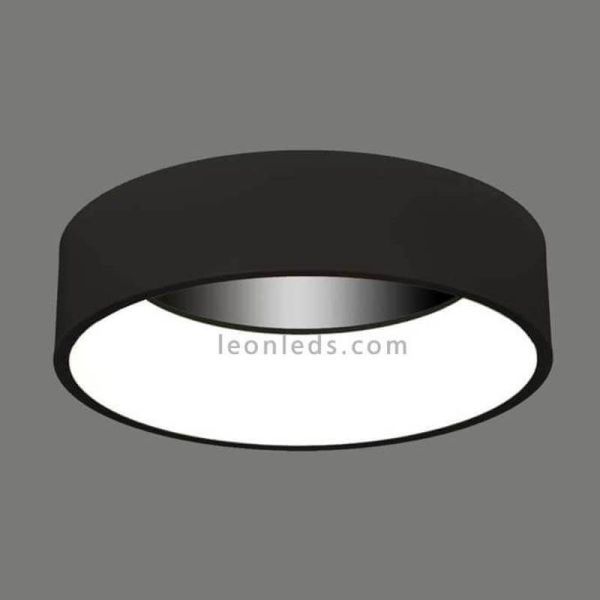 Plafón LED negro Dilga con Smart Control ACB Iluminación | LeonLeds Iluminación