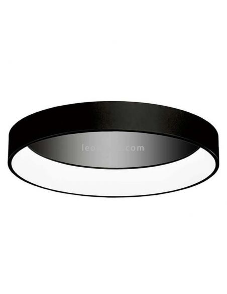 Plafonnier LED noir 48W Dilga avec Smart Control ACB Lighting | Éclairage LeonLeds