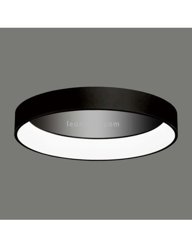 Plafón LED negro 48W Dilga con Smart Control ACB Iluminación | LeonLeds Iluminación