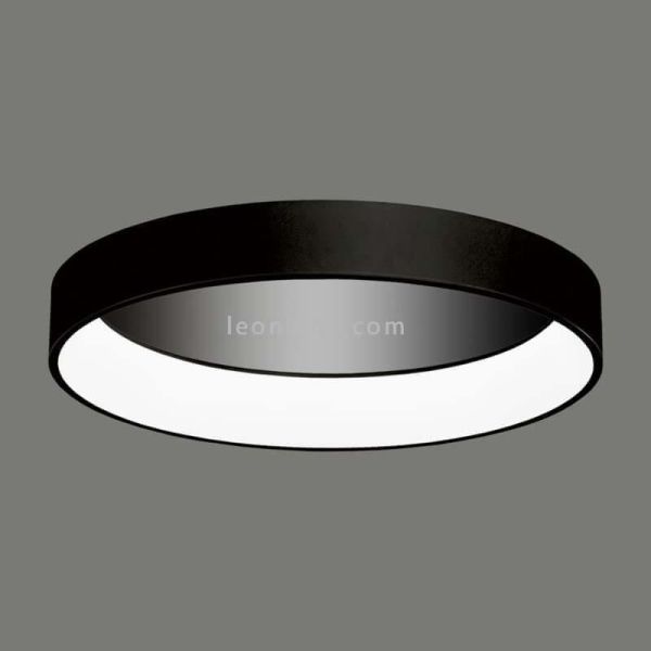 Plafonnier LED noir 48W Dilga avec Smart Control ACB Lighting | Éclairage LeonLeds
