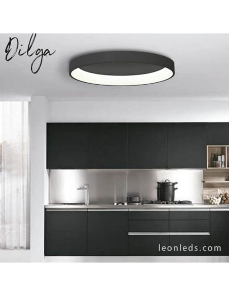 Grand plafonnier LED Dilga avec Smart Life Tuya ACB Iluminación | Éclairage LeonLeds